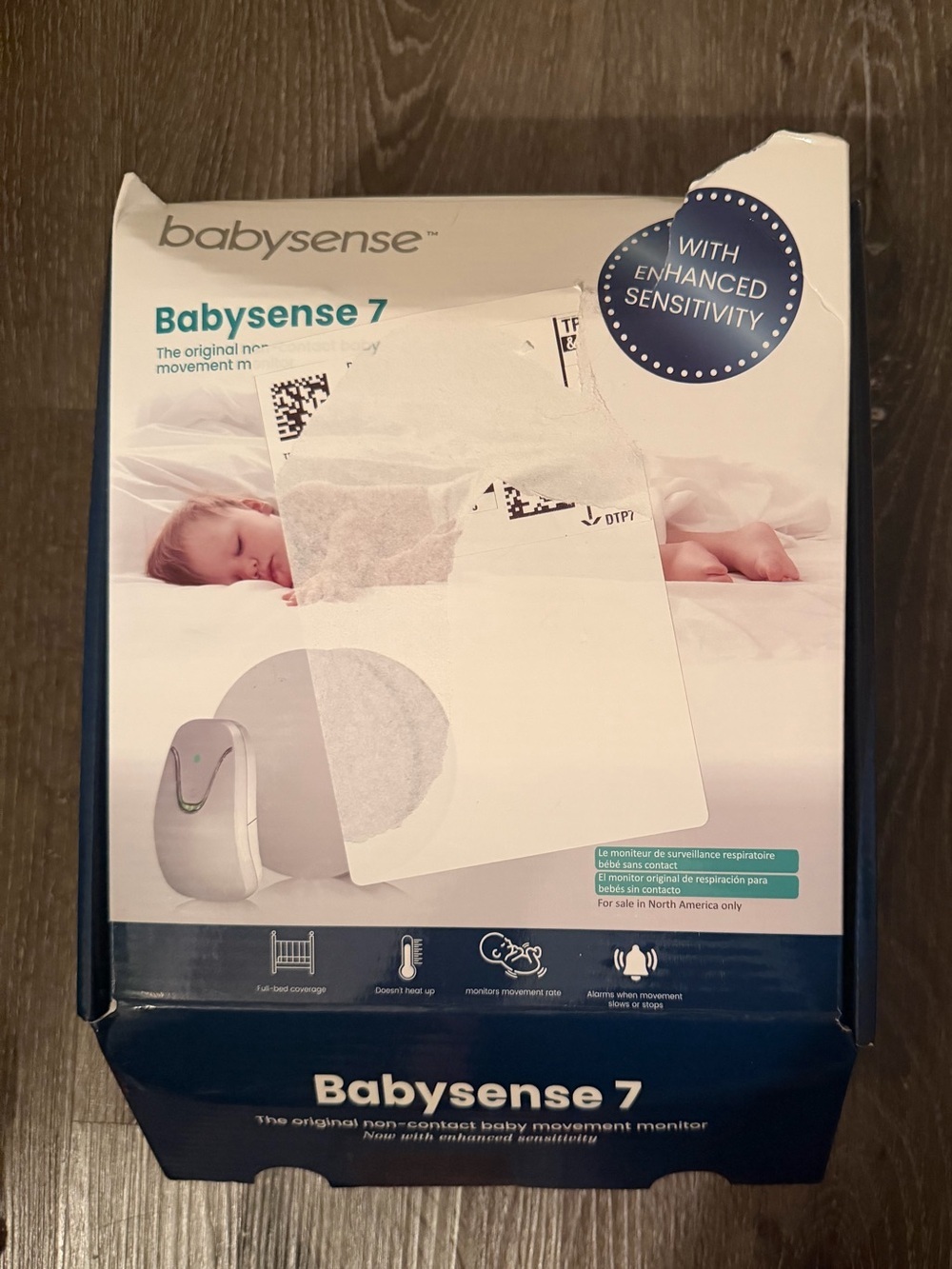 Babysense 7 Baby Movement Monitor - New (Open Box)